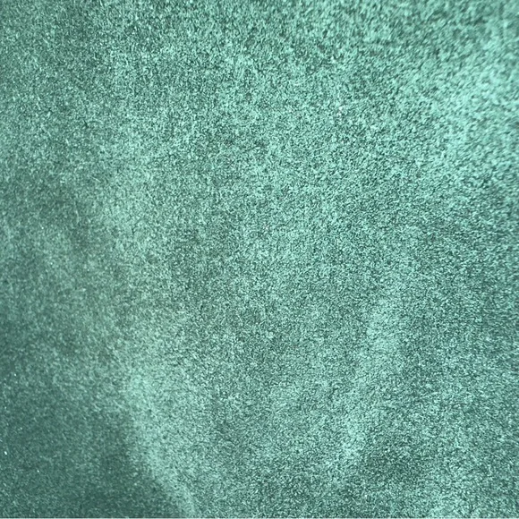 Quince Italian Suede Slouchy Shoulder Bag in Green B269 - Picture 11 of 12